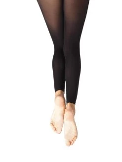 Capezio Hold & Stretch Footless Tights - Adult Small; Black
