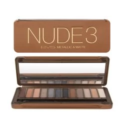 Nude 3 Metallic & Matte Eyeshadow Pallet By BYS