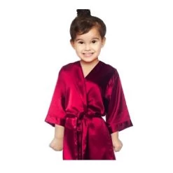 Fifi & Co Silk Robe Child X- Large; Aubergine -Dance Clothing Store SR001 4