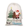 Mad Ally Santa Sack; Reindeer Personalised; Pink -Dance Clothing Store SantaSack Rein person