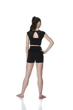 Studio 7 Activate Crop Top Adult Large; Black -Dance Clothing Store TAT01 3