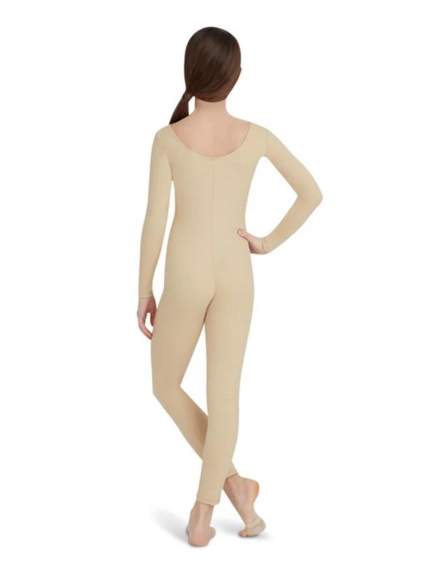 Capezio Long Sleeve Unitard Child Large; Nude 3 Capezio Long Sleeve Unitard Child Large; Nude