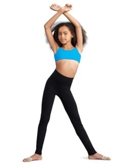 Capezio Active High Waisted Leggings Child Intermediate; Black