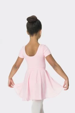 Studio 7 Mock Wrap Skirt Child X- Small; Ballet Pink