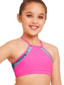 Strut Stuff Hawaii Crop Top Adult 8; Honeydew