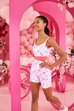 Claudia Dean Seamless Bike Shorts Adult Small; Pinkbelle -Dance Clothing Store cdsshortpnkcol ads 1