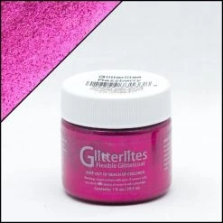 Glitter Shoe Paint; Ruby Red 21 Glitter Shoe Paint; Ruby Red -Dance Clothing Store gltrpaint 6