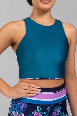 Sylvia P Harmony Reversible Cropped Singlet Child 12 -Dance Clothing Store harmonycrop ch12 3