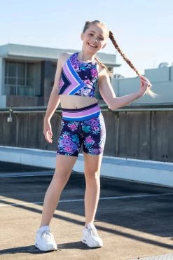 Sylvia P Harmony Reversible Cropped Singlet Child 12 -Dance Clothing Store harmonycrop ch12 4