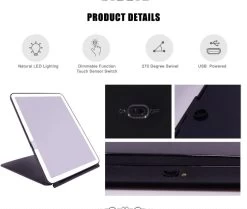 Mad Ally Light Up Mirror Black -Dance Clothing Store madmirror 3