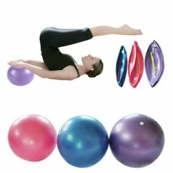 Mad Ally 25cm Mini Exercise Ball; Blue -Dance Clothing Store madyogaball 25 blue 1