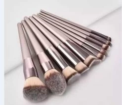 Make Up Brush 10 Piece - Champagne