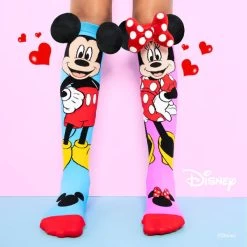 Mad Mia Mickey And Minnie Socks