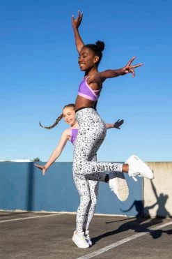 Sylvia P Speckled Spot Full Length Tight Child 6 -Dance Clothing Store speckledtight ch6 2