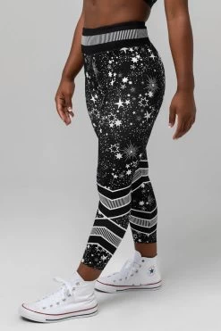 Sylvia P Shooting Stars 7/8 Legging Child 6 -Dance Clothing Store starlegging ch6 1